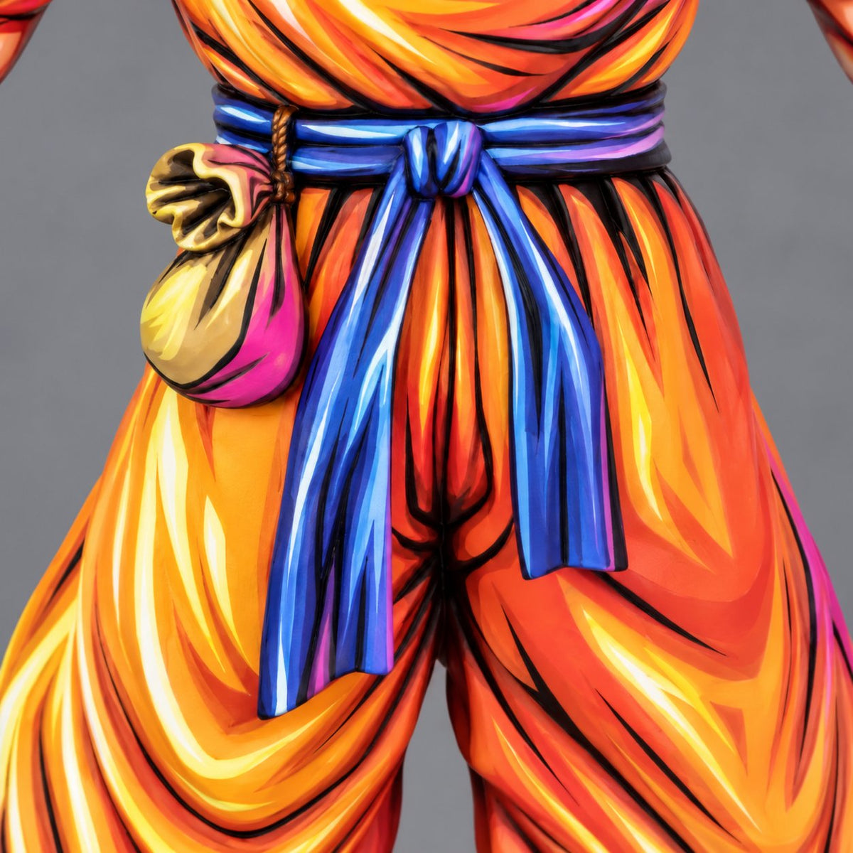Dragon Ball Son Goku 2D Colour Figure Repaint — paintwork detail