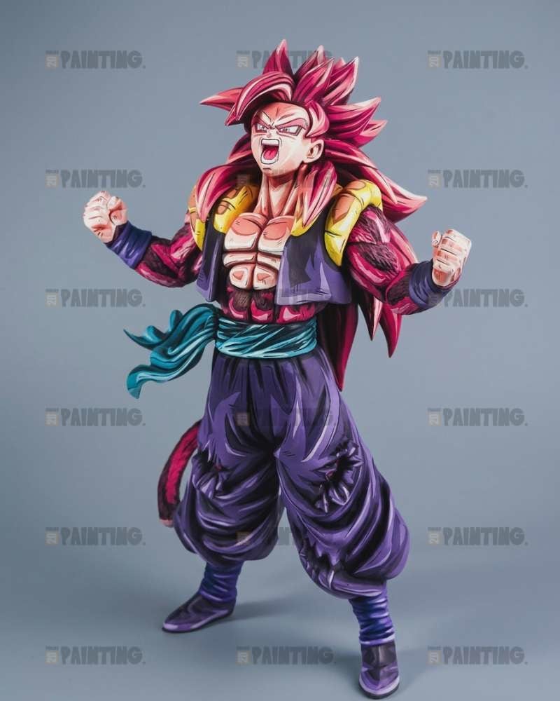 Dragon Ball Heroes Gogeta SSJ4 Figure Repaint