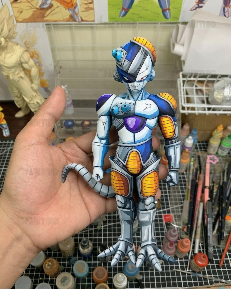 19CM Dragon Ball Mecha Frieza 2D Figure Repaint