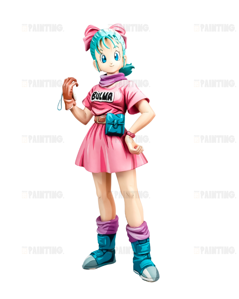 Dragon Ball Z Bulma Figure Repaint Dragon Ball Z Bulma Figure Repaint