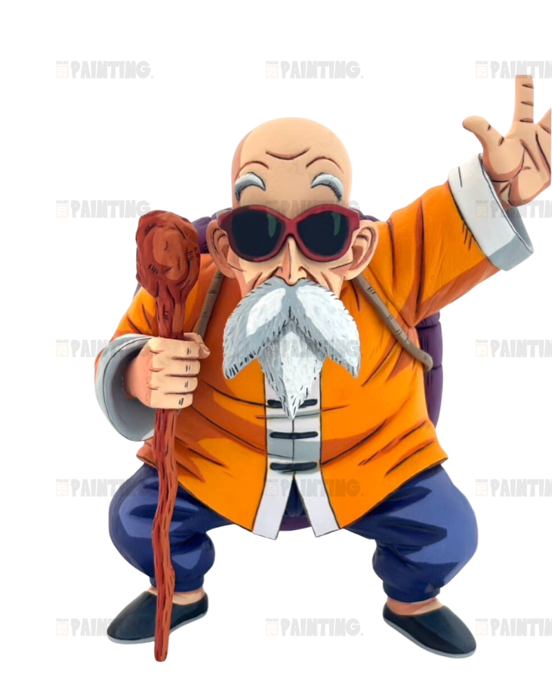 15CM Dragon Ball Master Roshi Figure Repaint