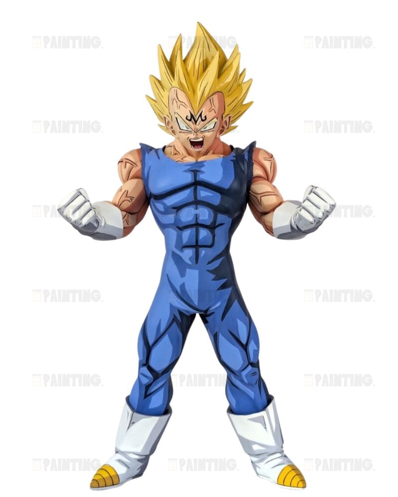 Dragon Ball Vegeta SSJ2 Golden Hair Figure Repaint