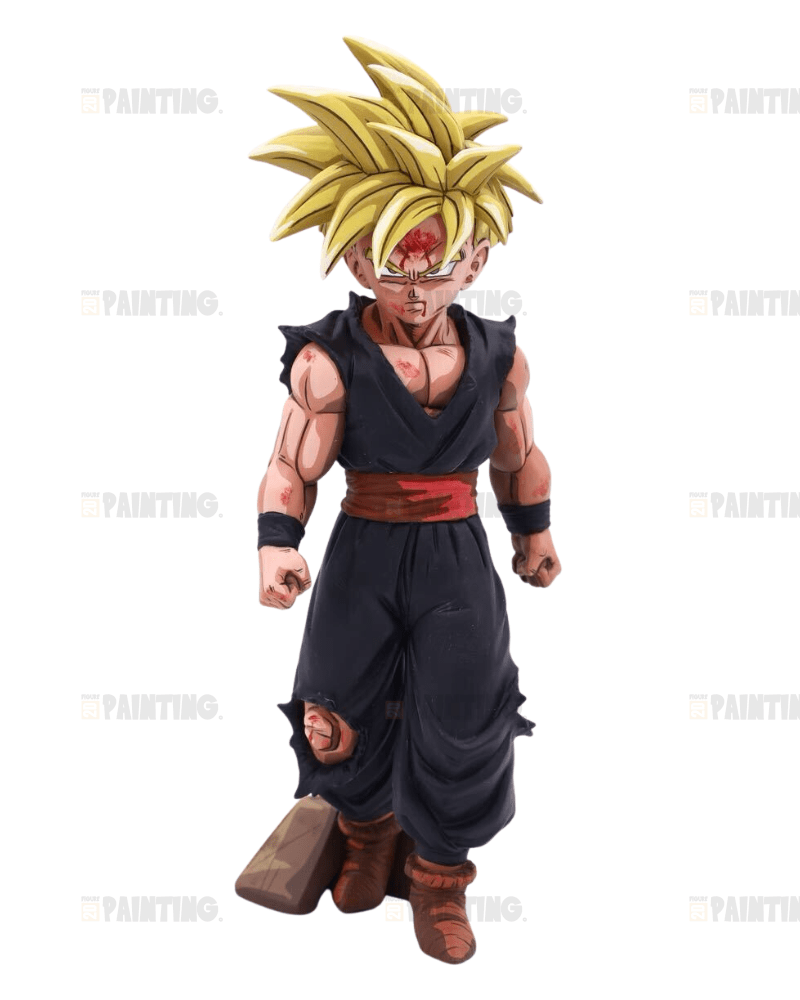 Solid Edge Works Son Gohan Super Saiyan Figure