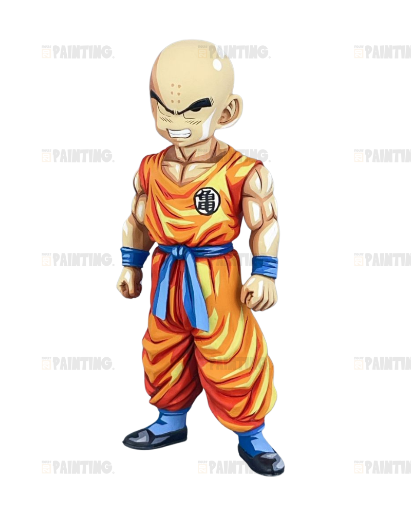 17CM Dragon Ball Z Krillin Figure Repaint