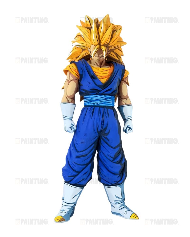 Anime Style Dragon Ball Vegito SSJ3 Figure Repaint