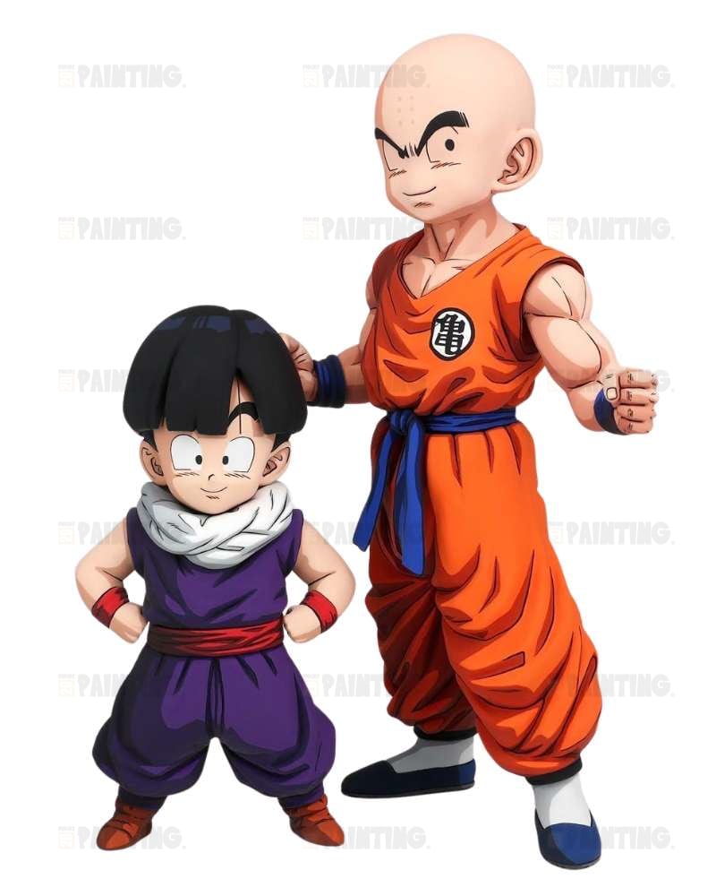 Dragon Ball Masterlise Krillin & Gohan 2D Color Repaint