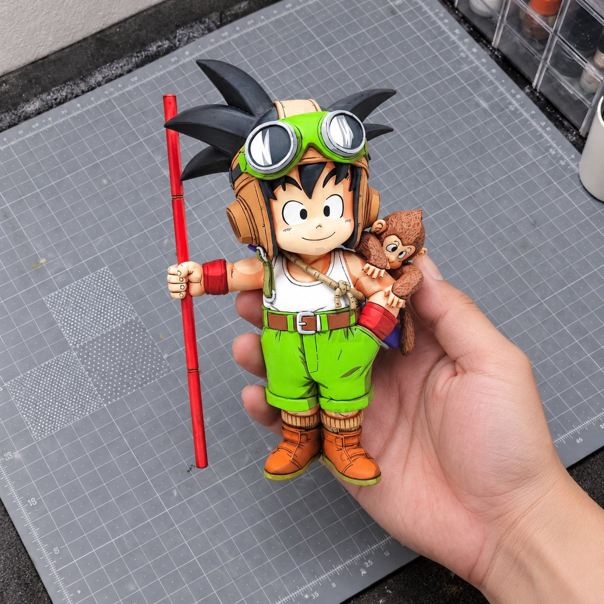 Dragon Ball Boyhood Goku 2D Comic Colour Figure