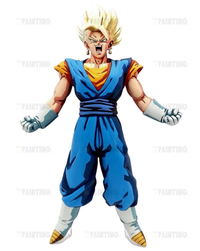 Dragon Ball Super Saiyan Vegito Anime 2D Figure Repaint