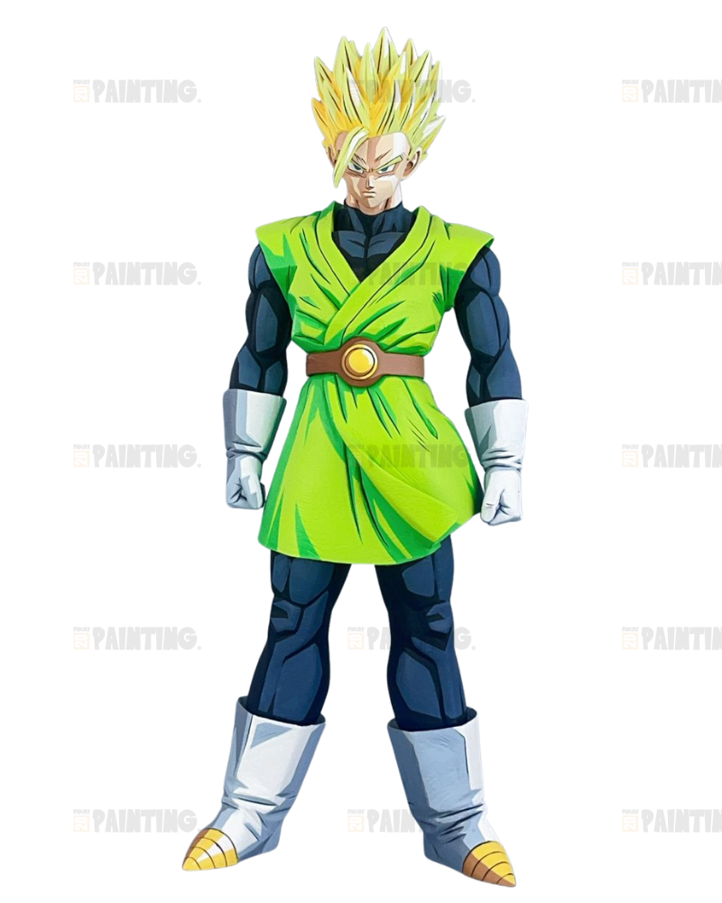 25CM Dragon Ball Z Super Saiyan Son Gohan Figure Repaint
