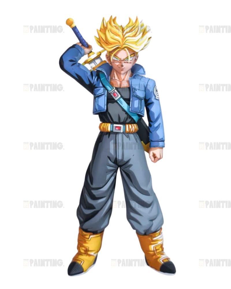 23CM Dragon Ball Z Future Trunks Figure Repaint