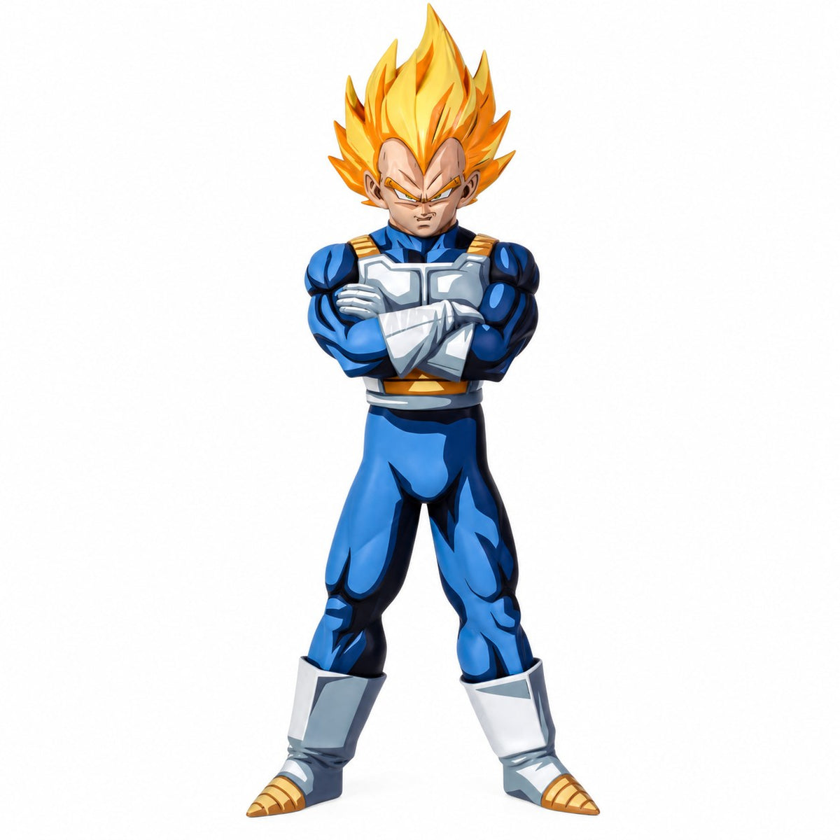 2D Anime Colour Dragon Ball Super Saiyan Vegeta Figure Repaint — full figure
