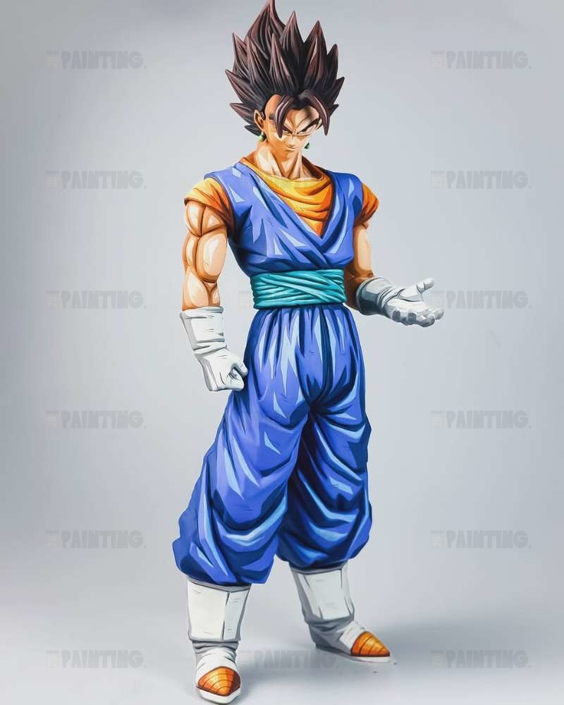 2D Anime Colour Dragon Ball Vegito Figure Repaint