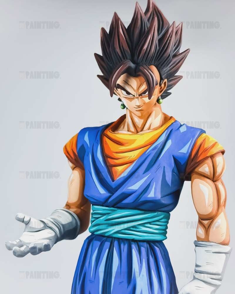 2D Anime Colour Dragon Ball Vegito Figure Repaint