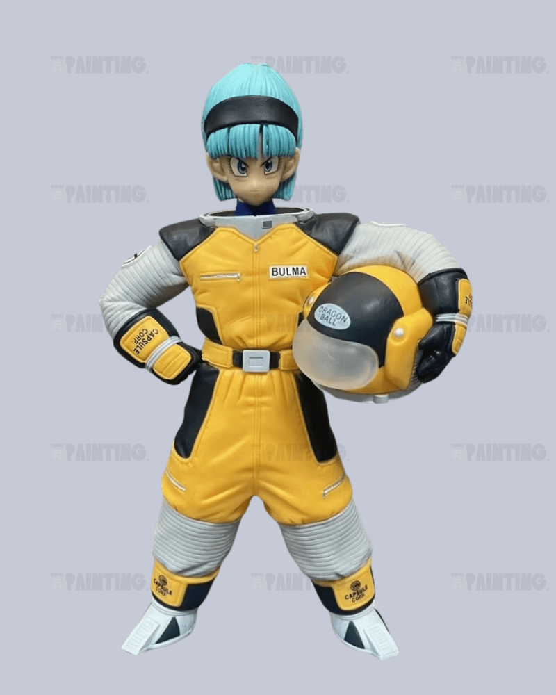 22CM Dragon Ball Space Suit Bulma Figure Repaint
