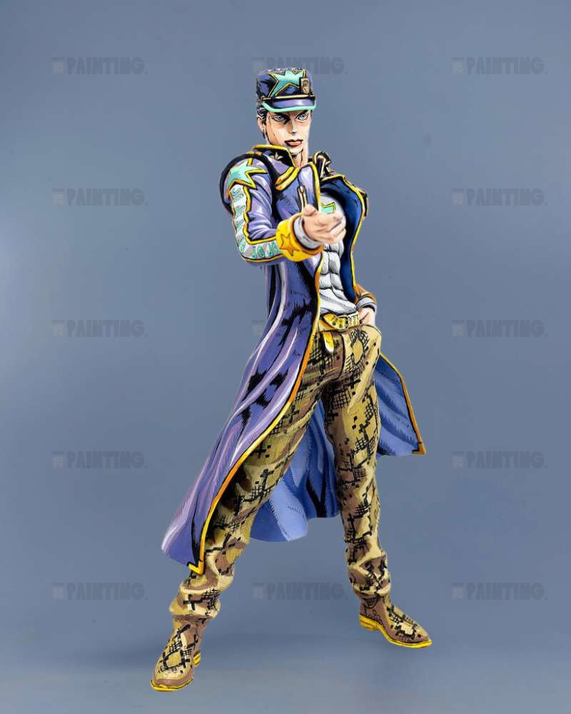 27CM JoJo's Bizarre Adventure Jotaro Kujo Figure Repaint