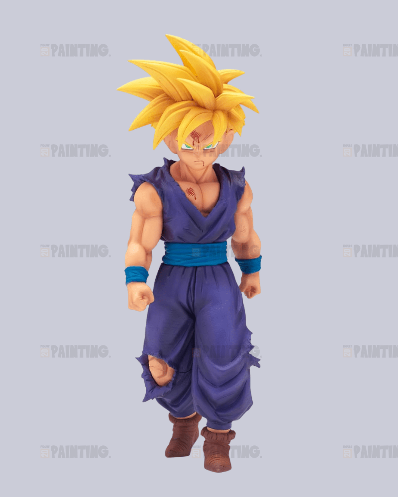 Solid Edge Works Son Gohan Super Saiyan Figure