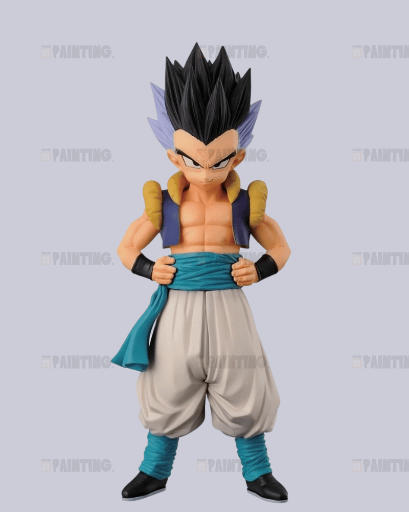 19CM Dragon Ball Super Saiyan Gotenks Action Figure Repaint