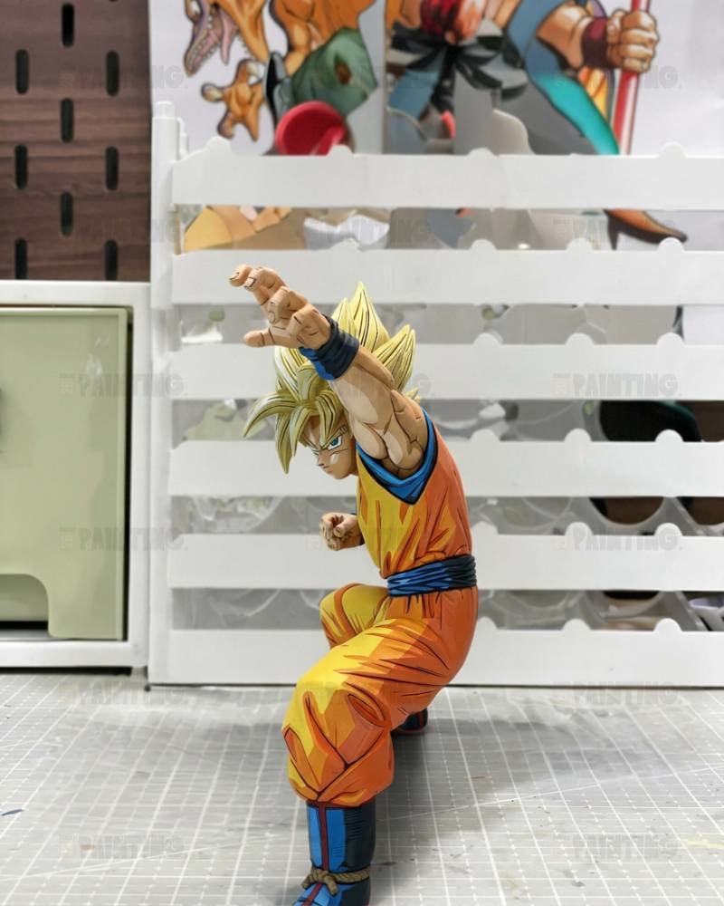 Dragon Ball History Of Son Goku Super Saiyan Figure Repaint