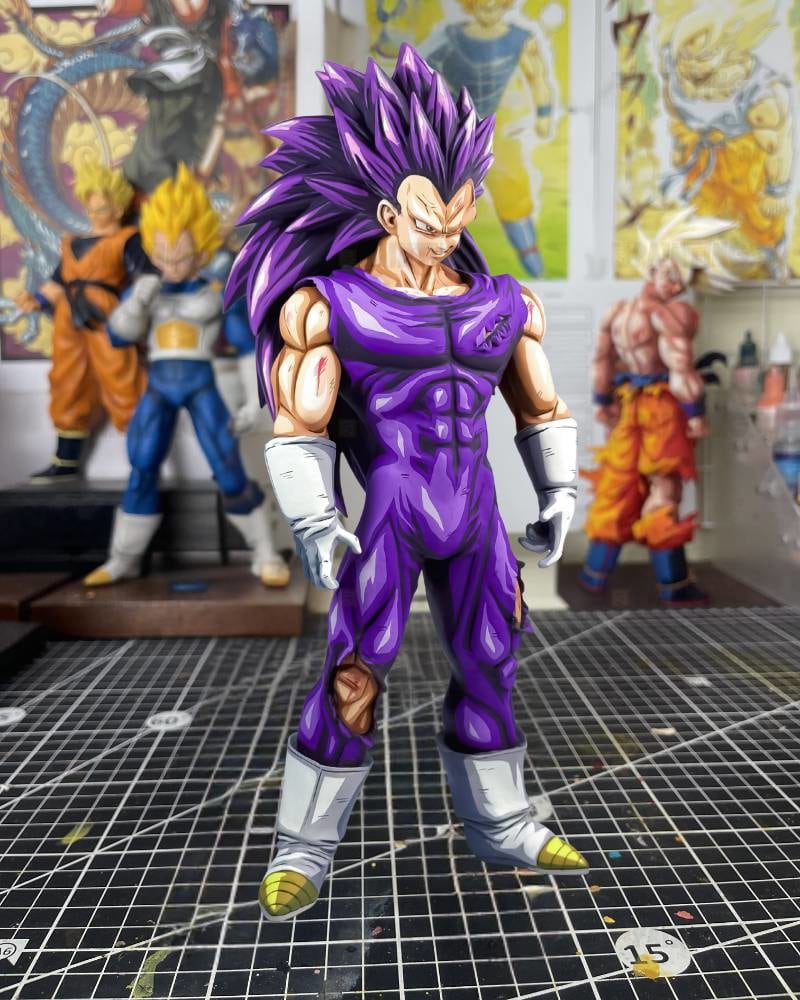 Custom DBZ Vegeta SSJ3 Ultra Ego Figure Repaint