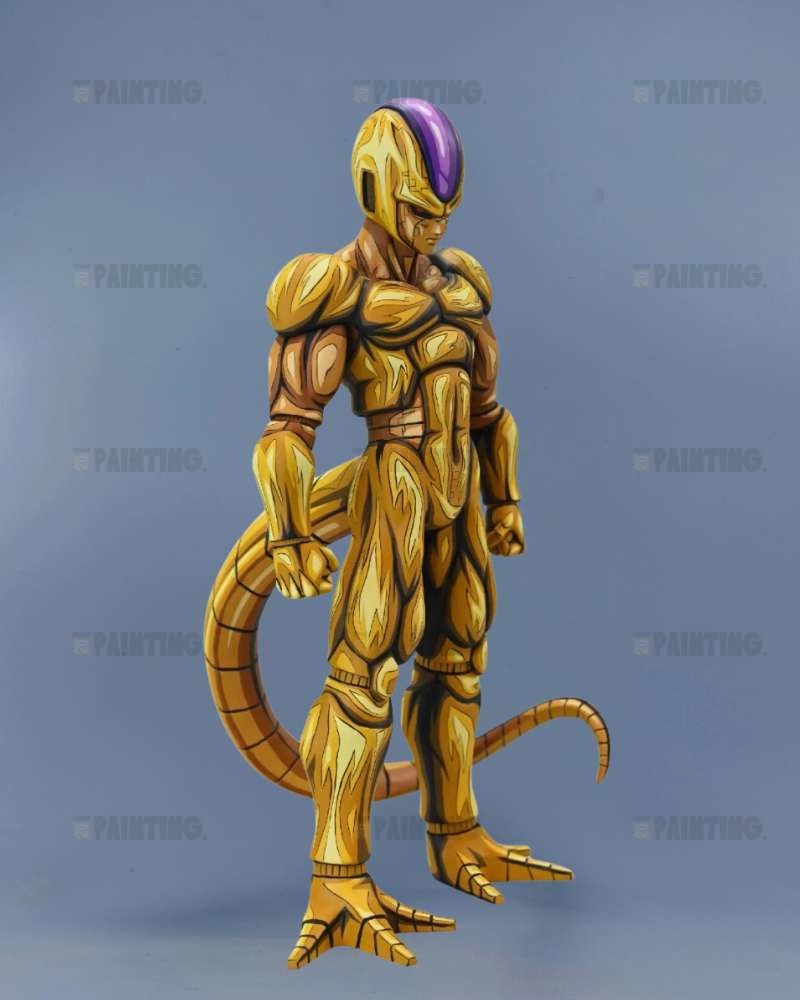 25CM Dragon Ball Z Cooler 2D Colour Anime Figure Repaint