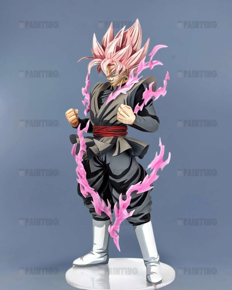 32CM Dragon Ball Super Rose Goku 2D Comic Colour Repaint