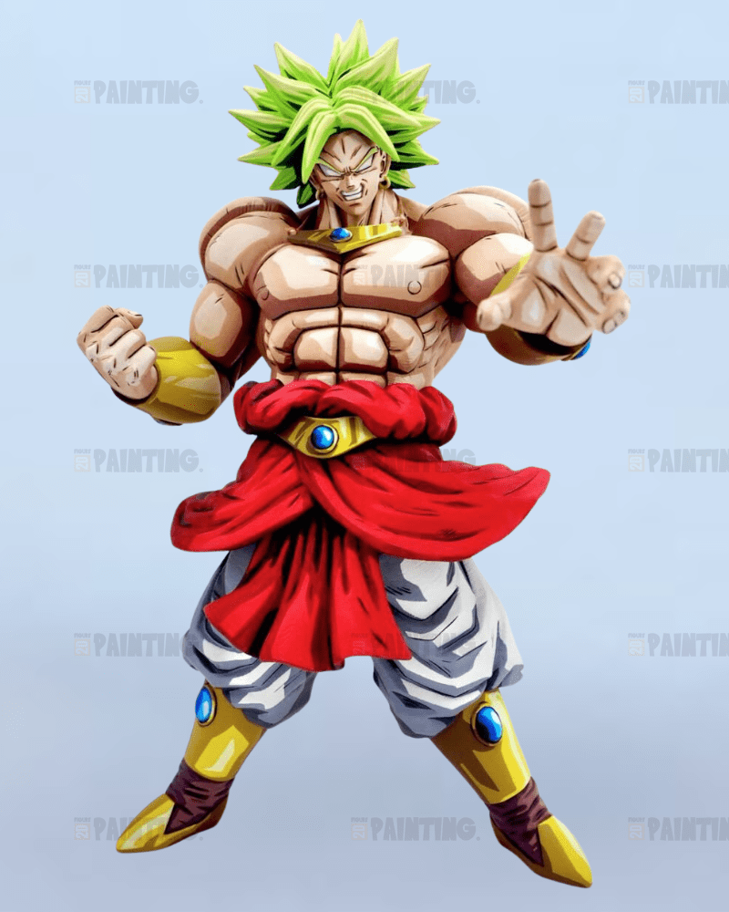 33CM Dragon Ball Super Saiyan Broly Figure Repaint