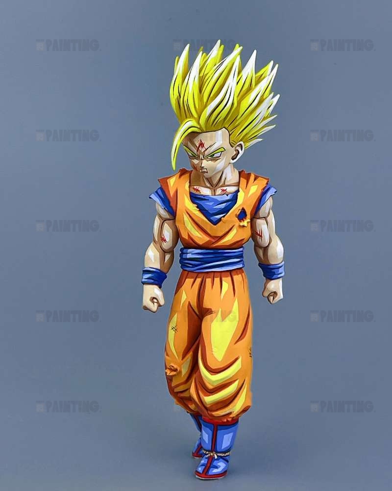 19CM Dragon Ball Z Son Gohan SSJ2 Figure Repaint