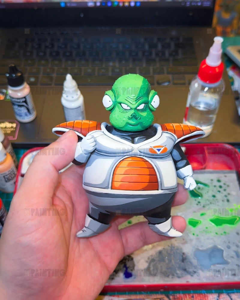 13CM Dragon Ball Z Ginyu Force Guldo Figure Repaint