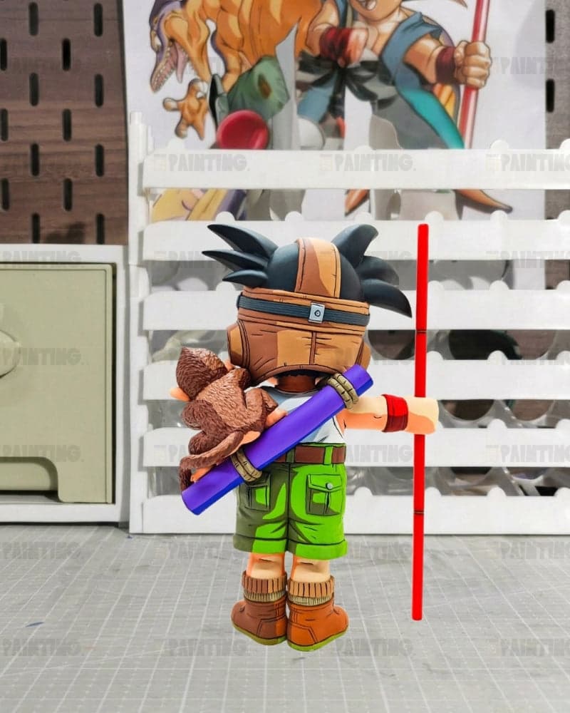 Dragon Ball Boyhood Goku 2D Comic Colour Figure
