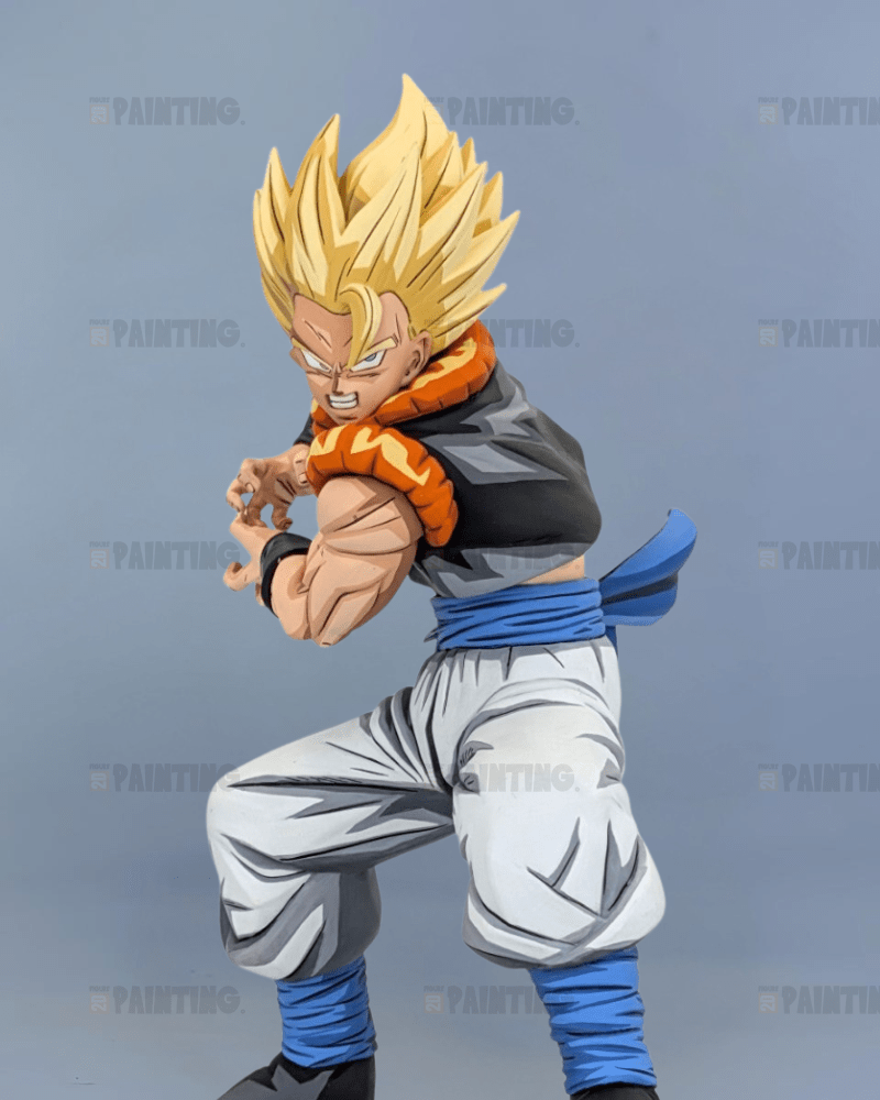 20CM Dragon Ball Grandista Gogeta Anime Figure Repaint