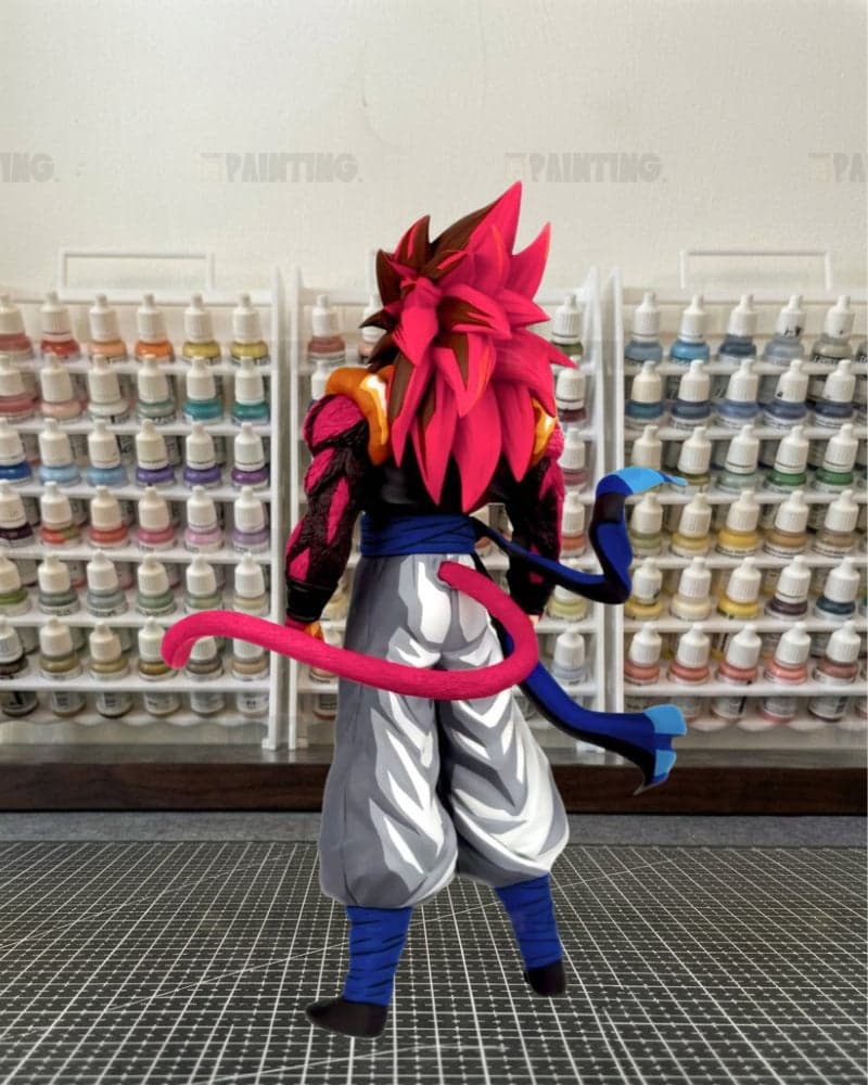 2D Anime Colour Gogeta SSJ4 Dragon Ball Figure