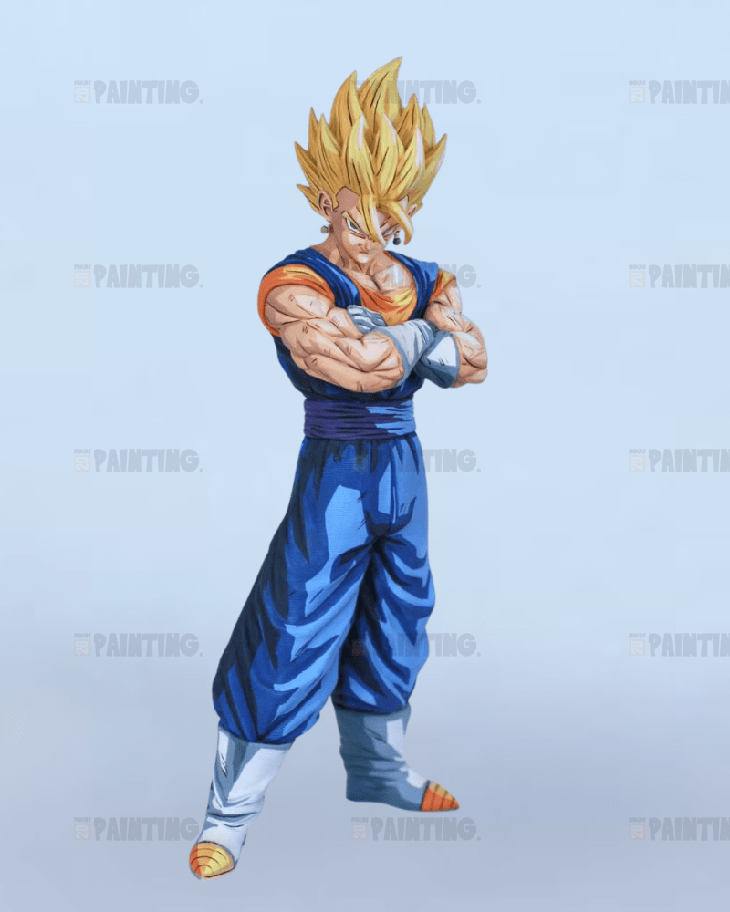 28CM Dragon Ball Super Saiyan Vegito Figure Repaint