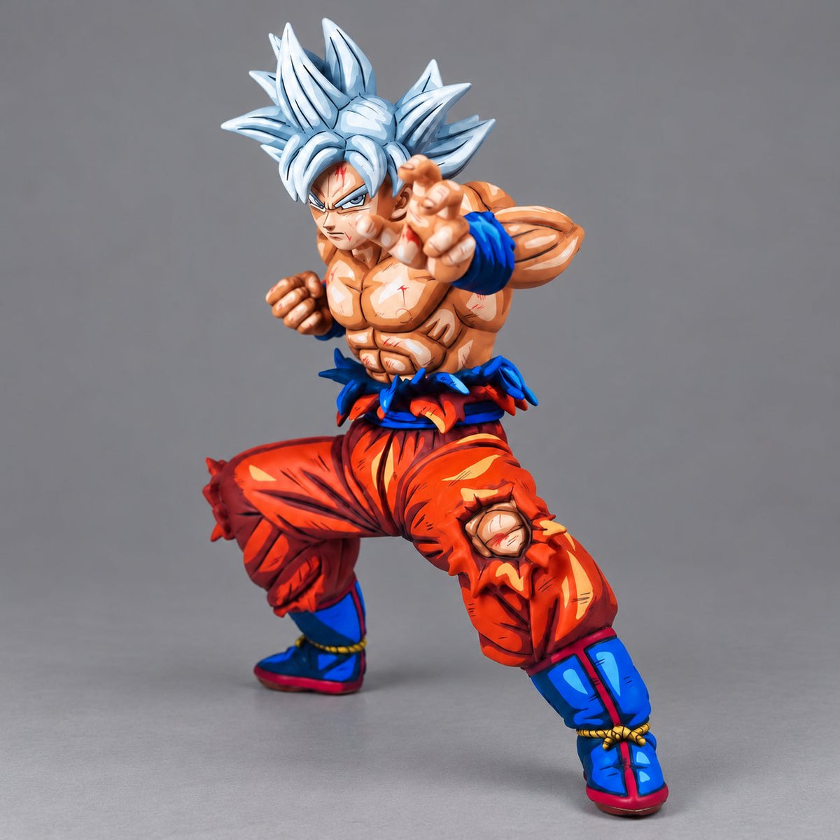 Anime Colour Dragon Ball Super Son Goku Ultra Instinct Figure Repaint — alternate view