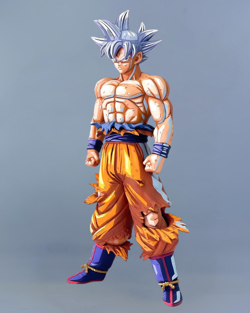 31CM Dragon Ball Z Son Goku Ultra Instinct Figure Repaint