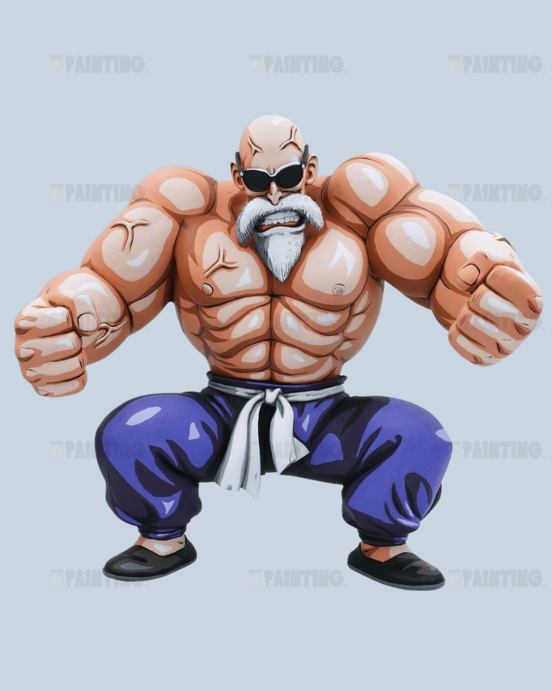 Dragon Ball Master Roshi Figure Repaint