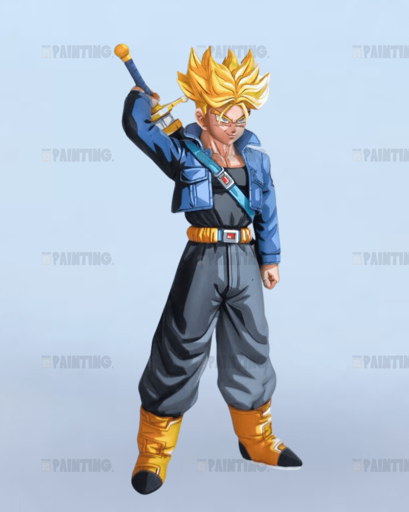 23CM Dragon Ball Z Future Trunks Figure Repaint