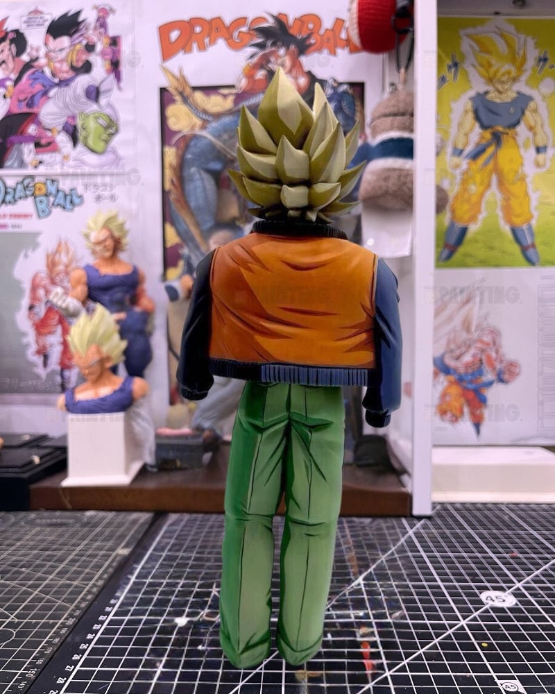 2D Anime Colour Dragon Ball Casual Son Goku Figure Repaint