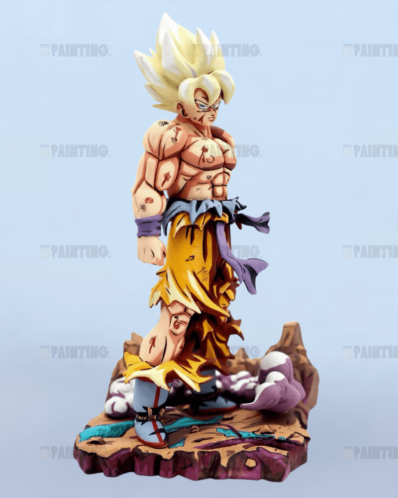 13CM Dragon Ball Z Son Goku Anime Figure Repaint