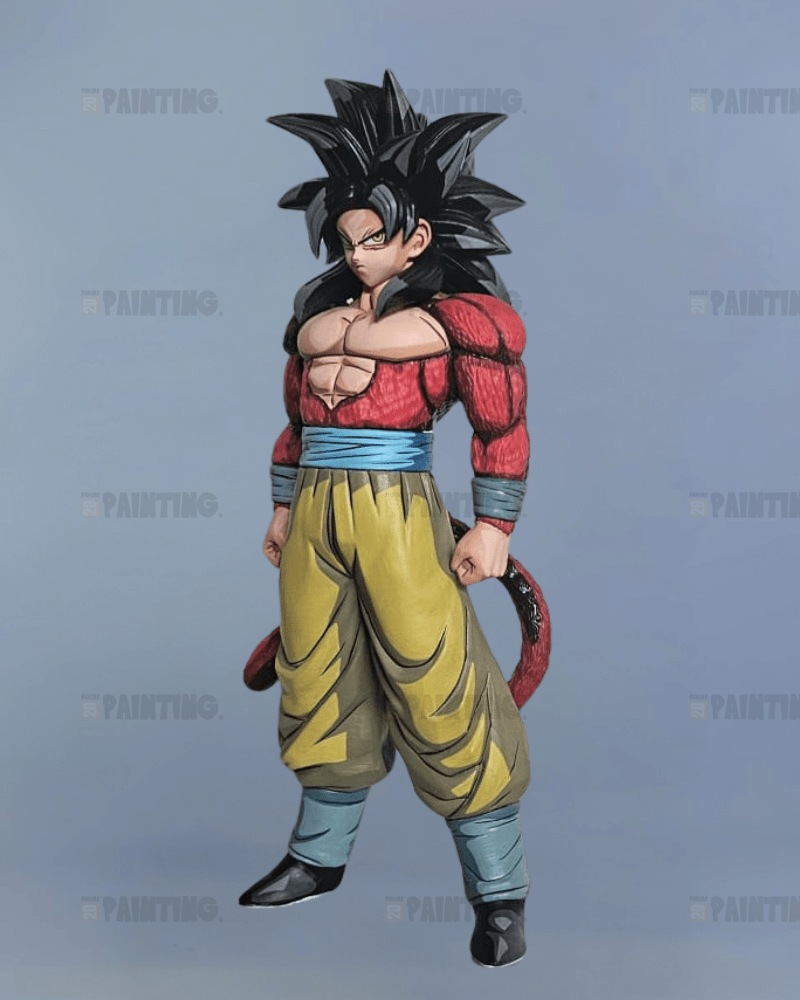 21CM Dragon Ball GT Super Saiyan 4 Figure Repaint