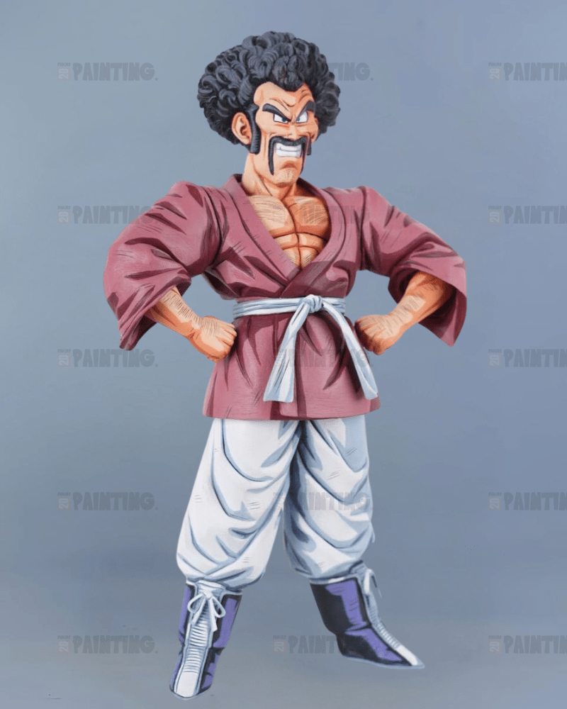 27CM Dragon Ball Z Duel Future Mr. Satan Figure Repaint