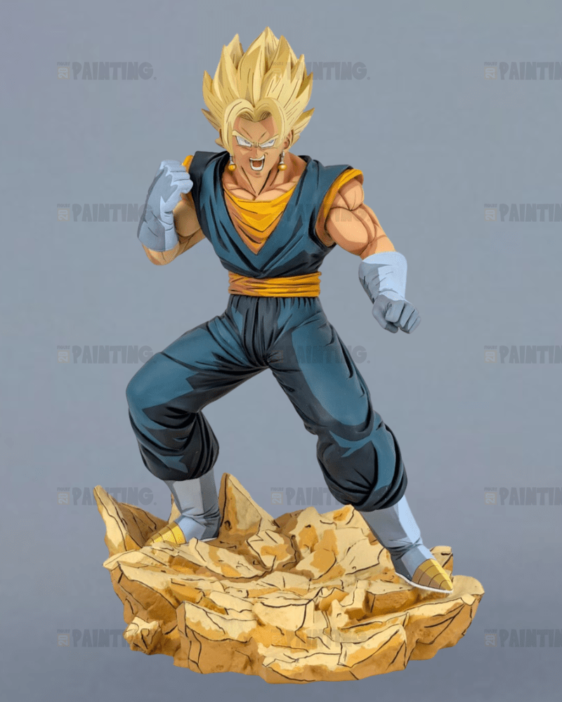32CM Dragon Ball Super Saiyan Vegetto Figure Repaint