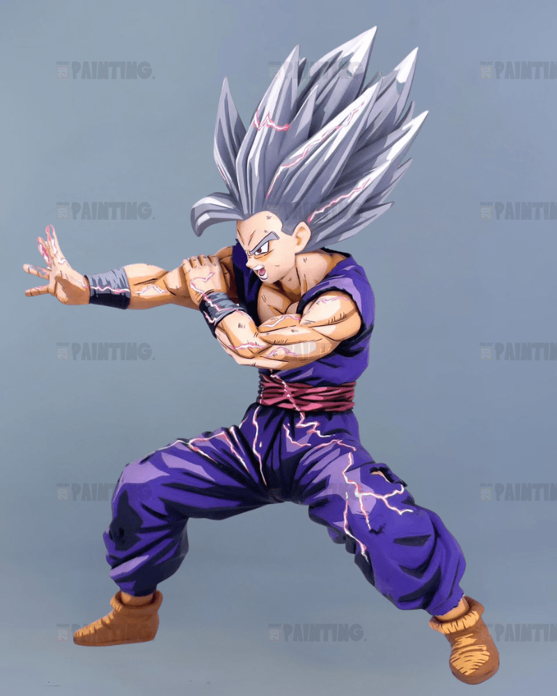 20CM Dragon Ball Son Gohan Beast SSJ Figure Repaint