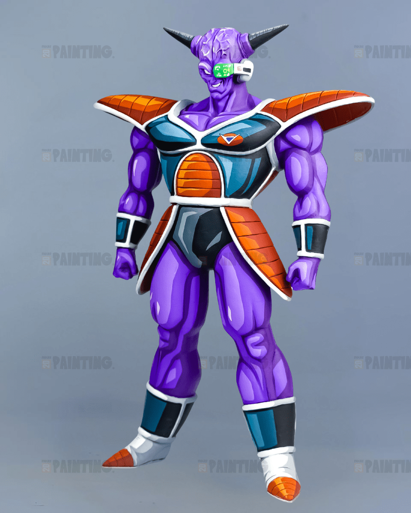 28CM Dragon Ball Z Ginyu Force Captain Ginyu Figure Repaint