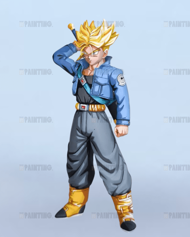 23CM Dragon Ball Z Future Trunks Figure Repaint