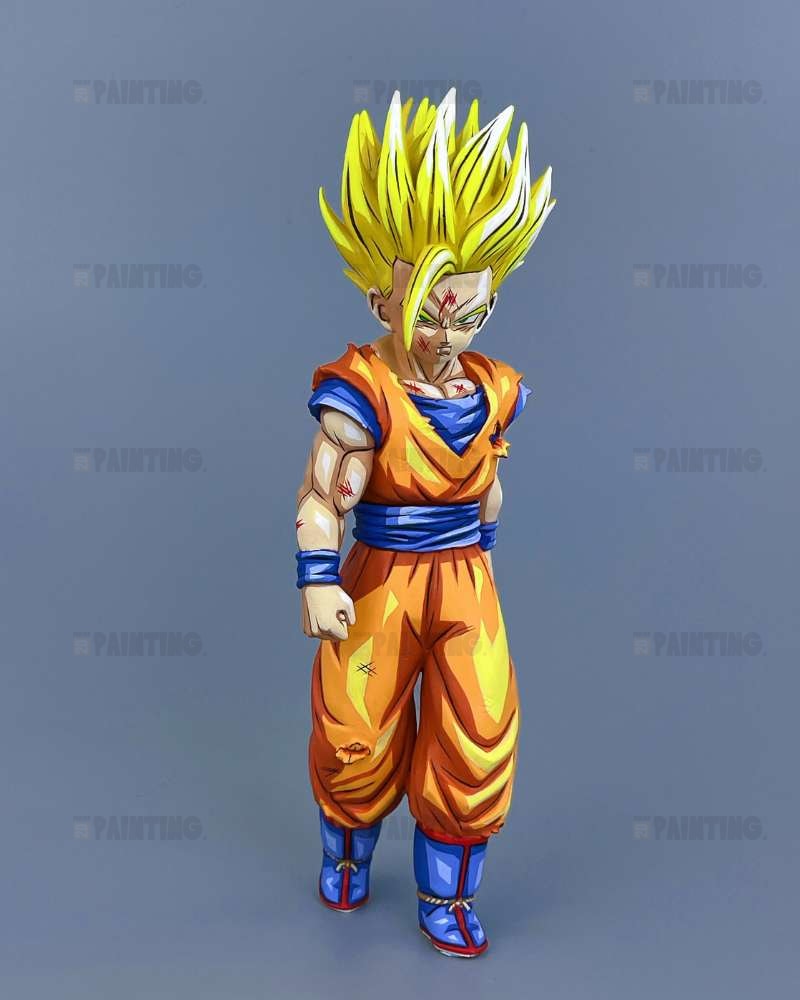 19CM Dragon Ball Z Son Gohan SSJ2 Figure Repaint