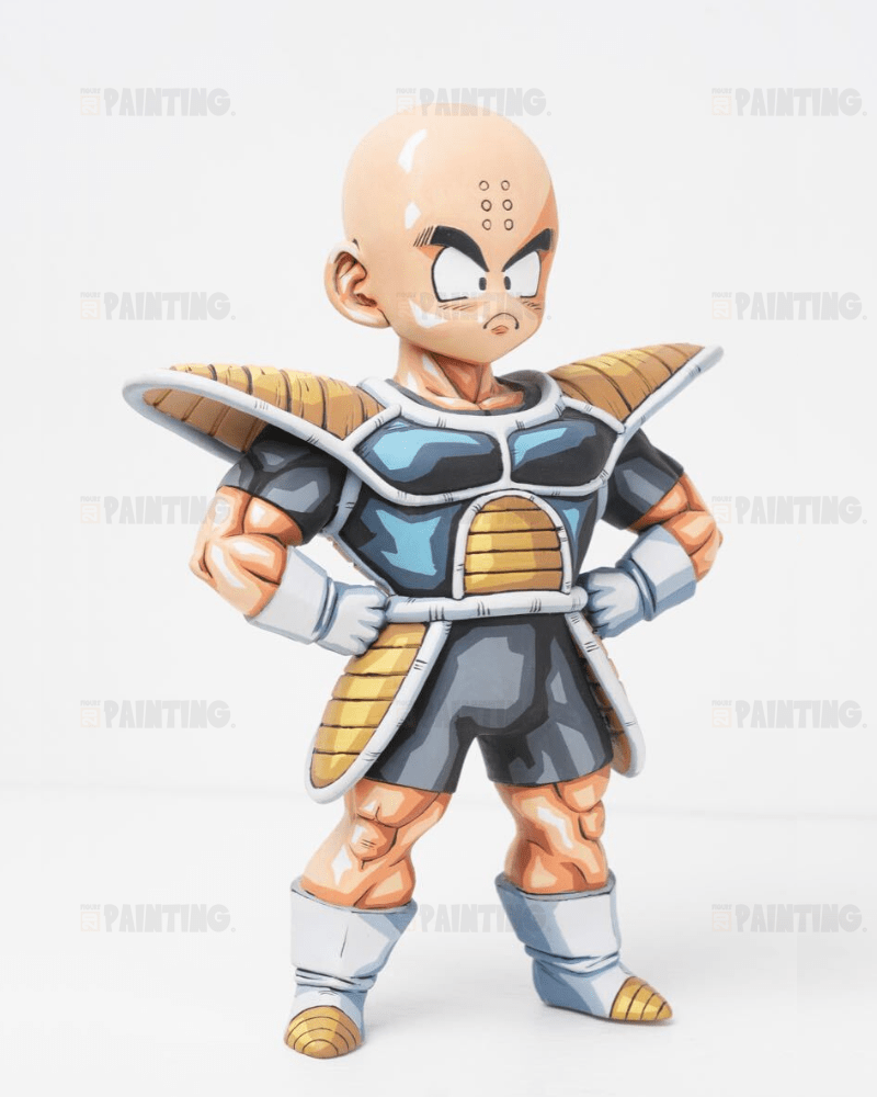 Dragon Ball Krillin & Son Gohan Figure Repaint