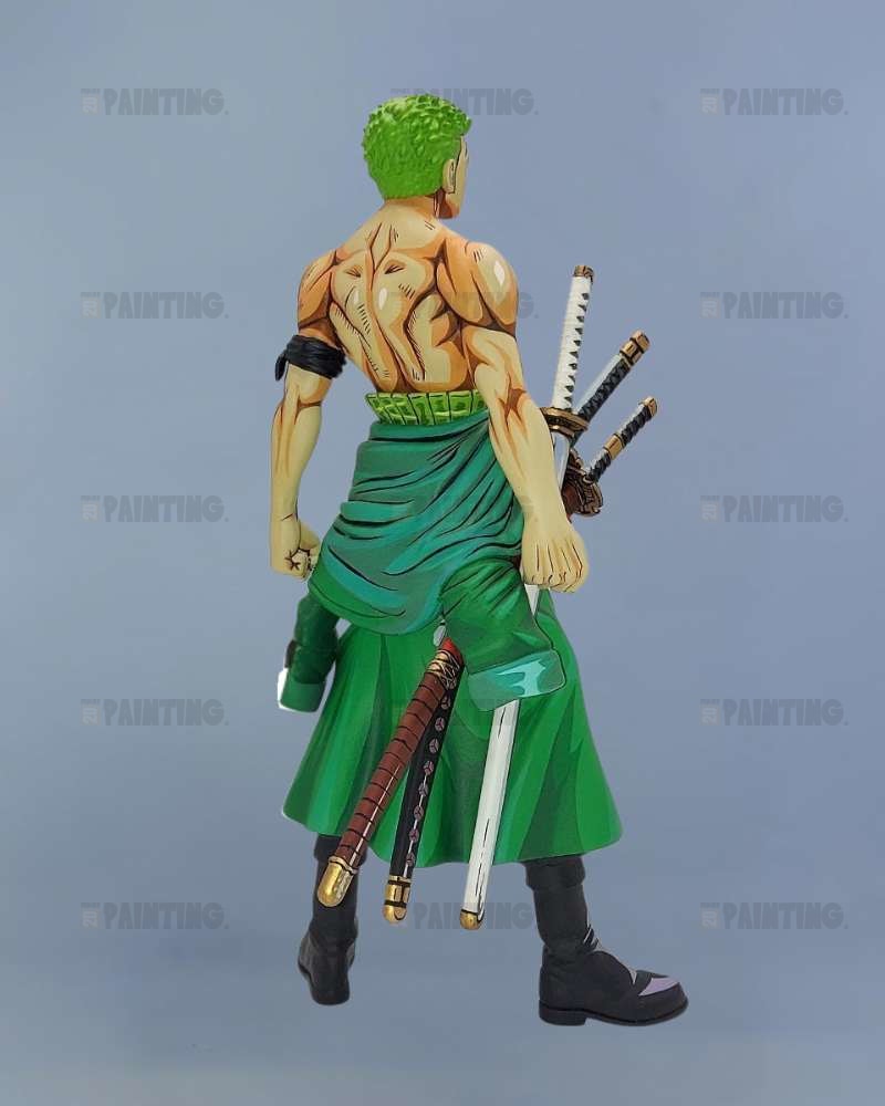 26CM One Piece Roronoa Zoro Figure Repaint