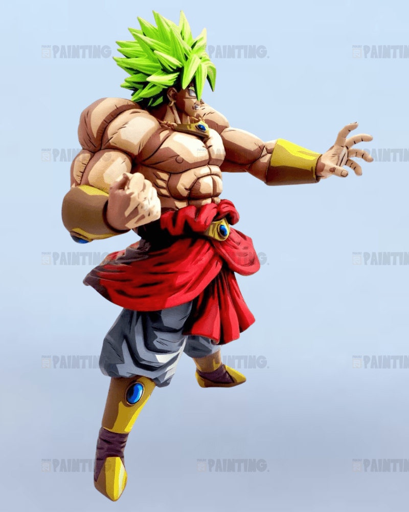 33CM Dragon Ball Super Saiyan Broly Figure Repaint