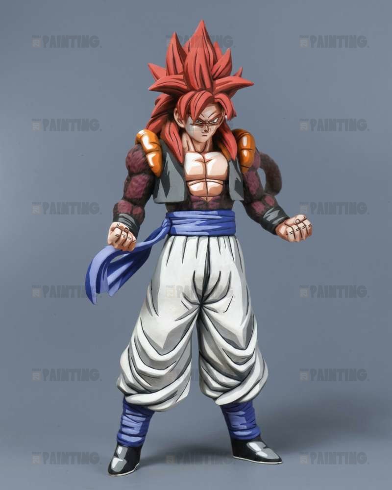 Dragon Ball GT Gogeta Super Saiyan 4 Figure Repaint