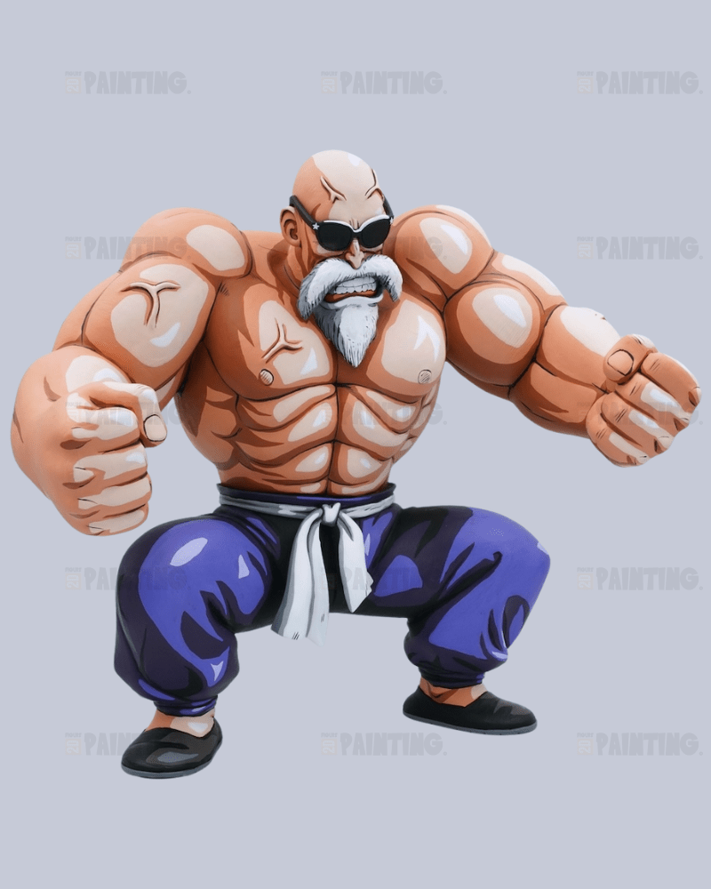 Dragon Ball Master Roshi Figure Repaint